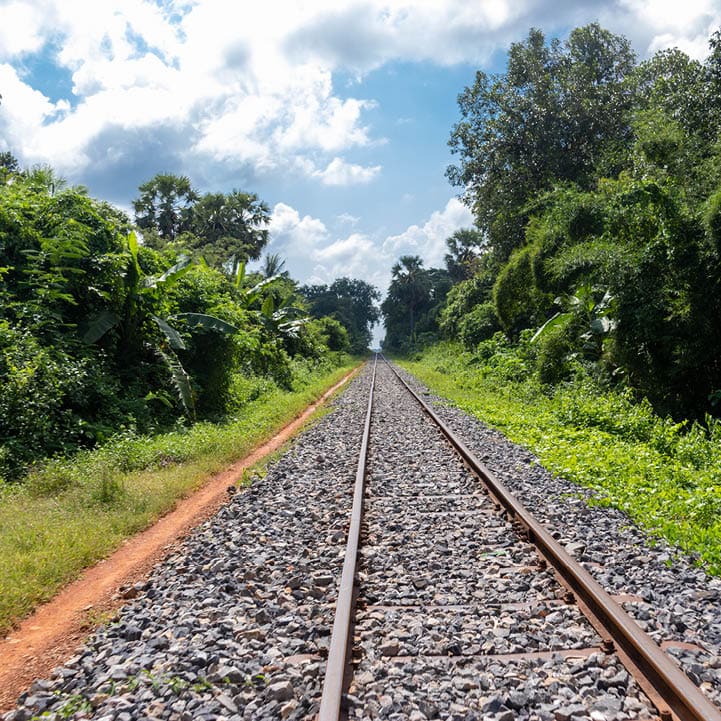 Railway at Battambang - Cambodia