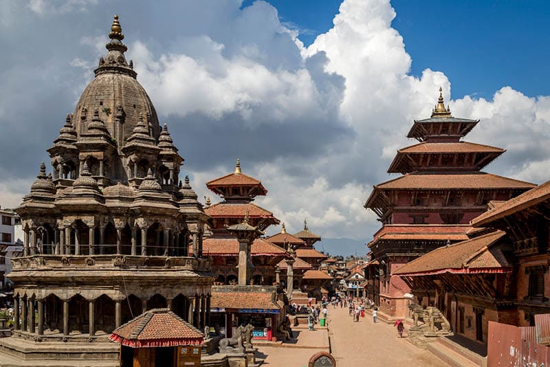 Patan Durbar Square is one of the three Durbar Squares in the Kathmandu Valley, all of which are UNESCO World Heritage Sites.
