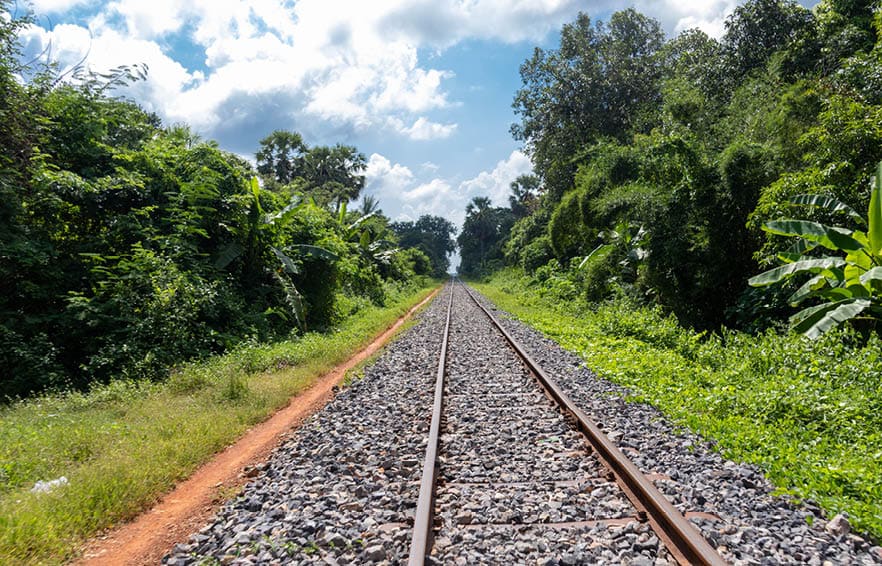 Railway at Battambang - Cambodia