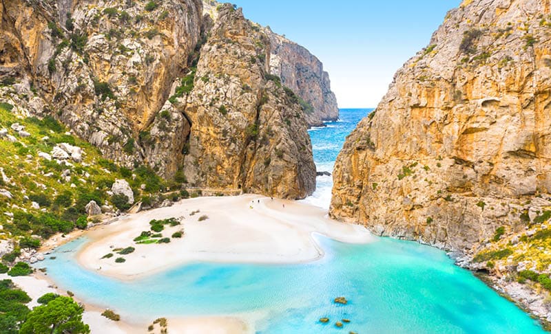 Torrente de Pareis, island of Mallorca, Balearic islands