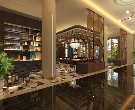 Model. Lobby bar 