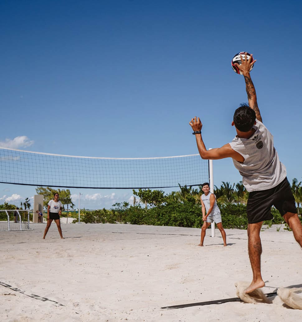 Volley ball court