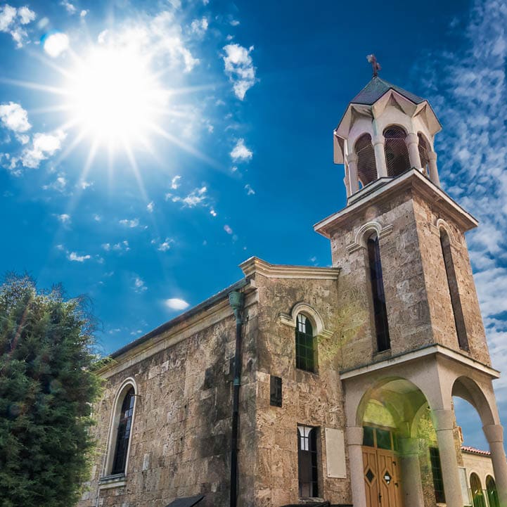 Armenian Church of the Holy Cross in the center of Burgas (Bulgaria)