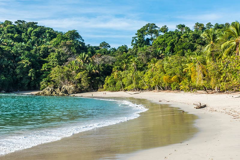 Manuel Antonio, National Park in Costa Rica - beautiful tropical beach at pacific coast