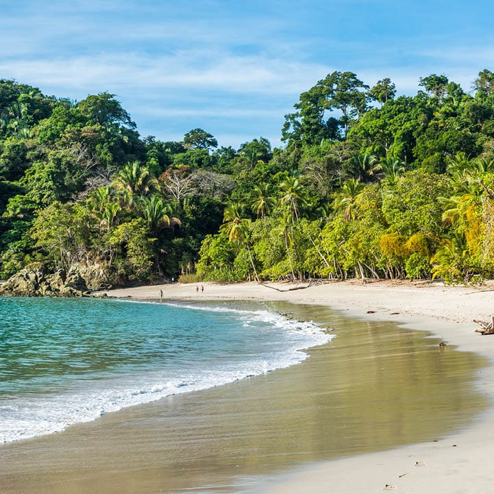 Manuel Antonio, National Park in Costa Rica - beautiful tropical beach at pacific coast