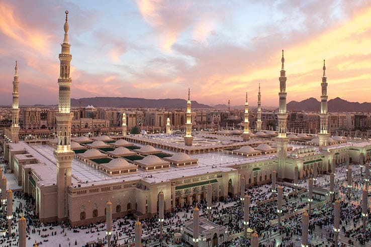 Sunset at Al-Masjid An-Nabawi