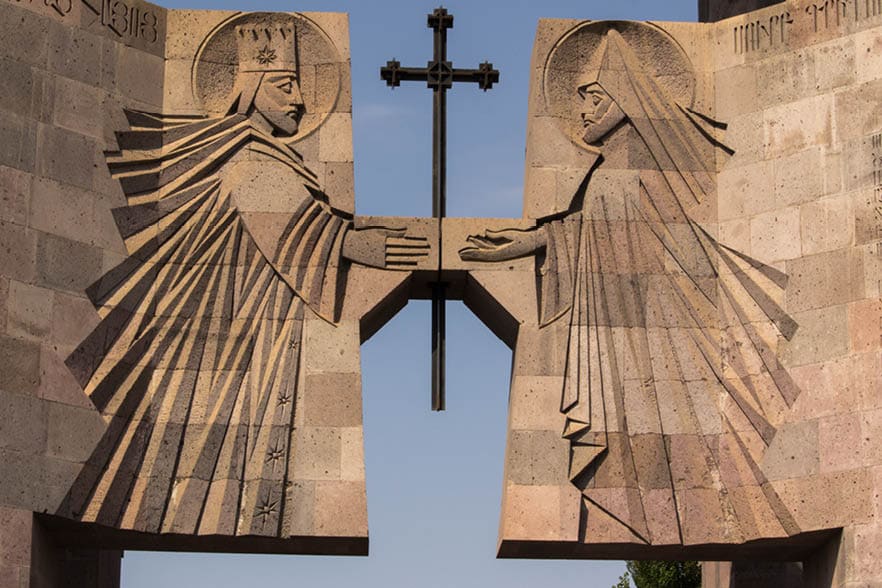 The religious complex of Echmiadzin, listed among the UNESCO World Heritage Sites, is the administrative and spiritual headquarters of the worldwide Armenian Apostolic Church.