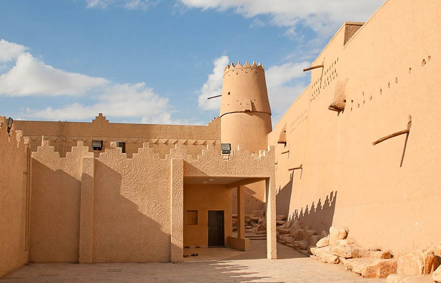 Al Masmak fort in the Riyadh city, Saudi Arabia