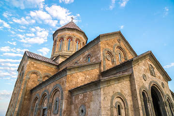 Saint Nino Bodbe Monastery is a Georgian Orthodox monastic complex of Bodbe near Sighnaghi, Georgia.