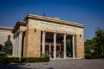 Gori, Shida Kartli Region, Georgia, Eurasia. Stalin Native House And Building Of Joseph Stalin Museum In Gori - Stalin's Homeland.