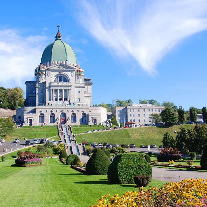 Saint Joseph's Oratory of Mount Royal, (French: Oratoire Saint-Joseph du Mont-Royal), is a Roman Catholic basilica on the west slope of Mount Royal in Montreal, Quebec, Canada.